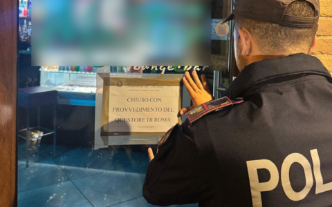 Chiusura di un bar per irregolarità a Nettuno