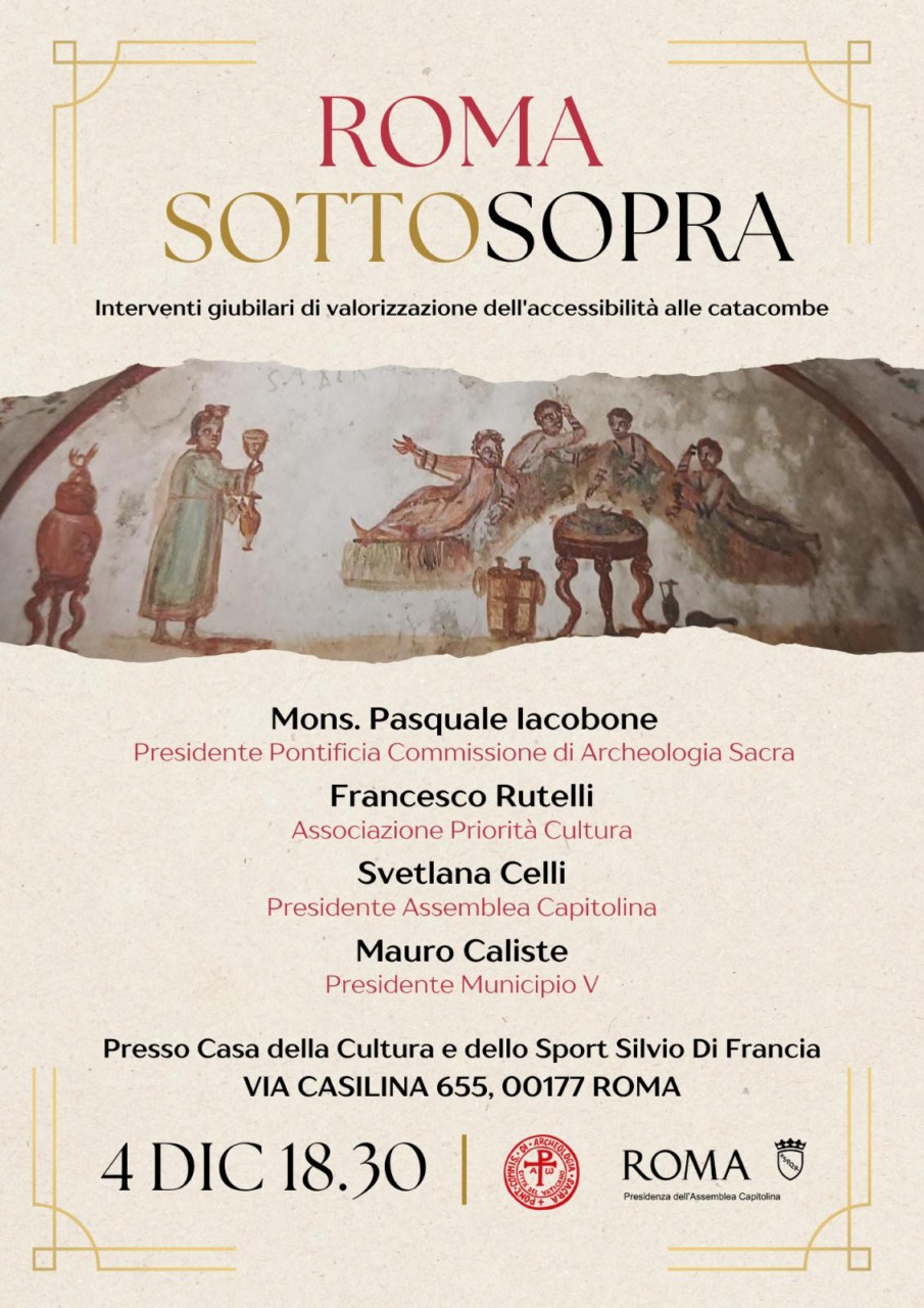 Giubileo, il progetto ‘SottoSopra’ per le catacombe minori di Roma