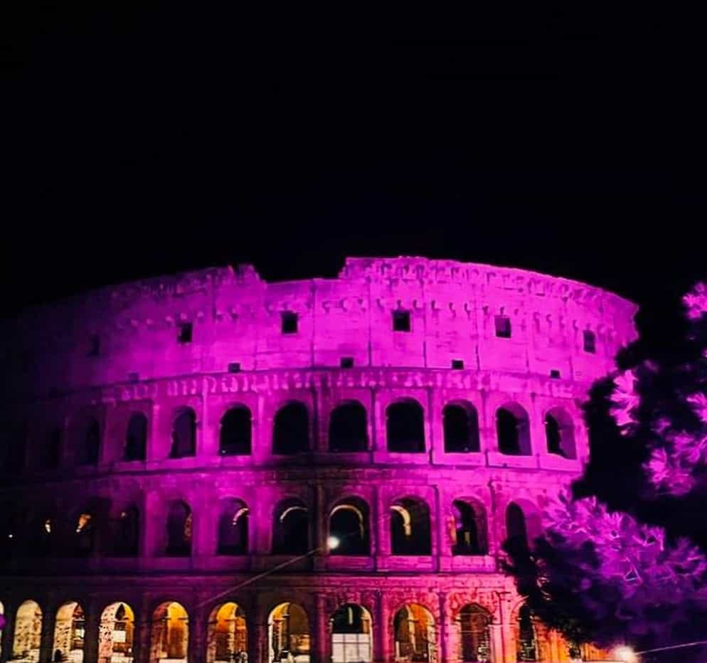 Il Colosseo ospita la chiusura della campagna “La prevenzione è il nostro Capolavoro” di Komen Italia