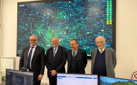 Il Ministro Pichetto Fratin in visita alla Centrale Operativa AMA