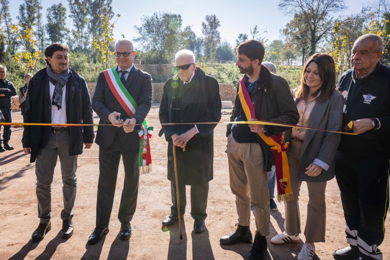 Inaugurato un nuovo tratto del Parco di Tor Marancia