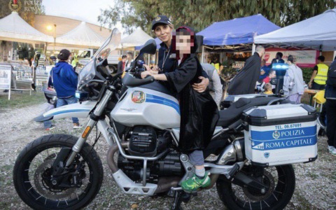 La Polizia Locale incontra i bambini del centro di neuroriabilitazione Santa Lucia IRCCS
