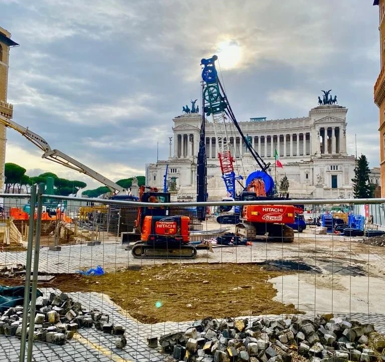 Modifiche alla viabilità a Piazza Venezia per i lavori della Metro C