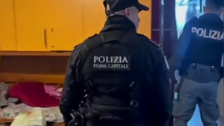 Operazione congiunta della Polizia di Stato e della Polizia di Roma Capitale in via Tofani