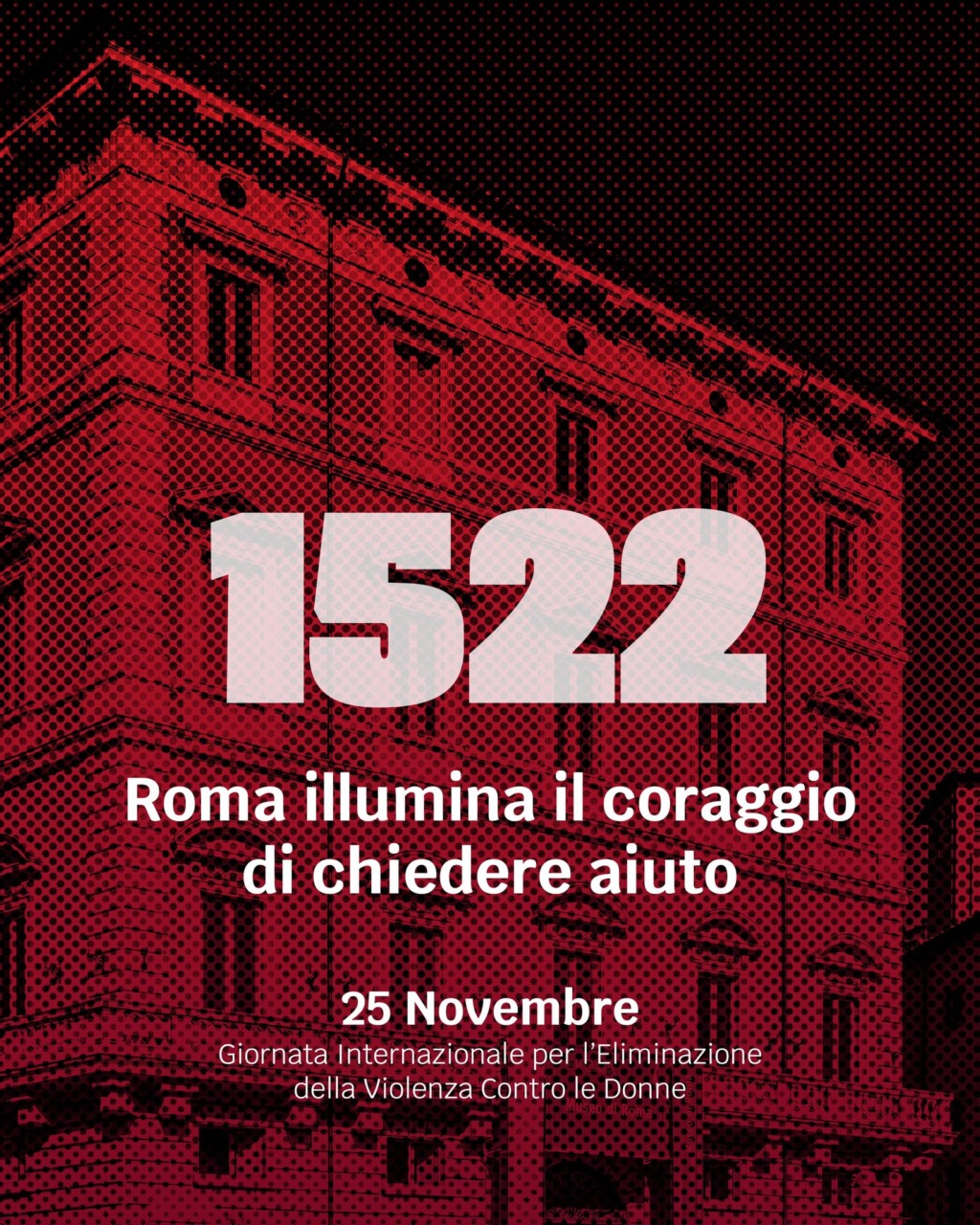 Palazzo Braschi si illumina per il 1522 il 25 novembre