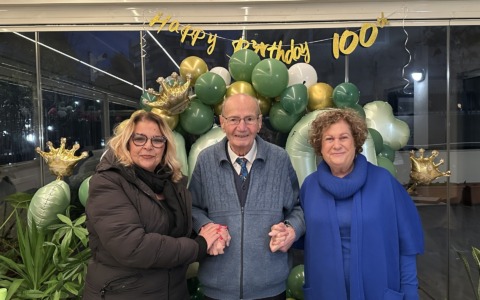 Ercole compie 100 anni: grande festa all’Over Senior Residence di Fonte Laurentina di Roma