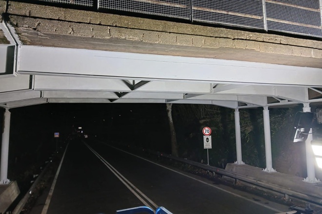 Acilia: completati i lavori sul cavalcavia di via delle Calle