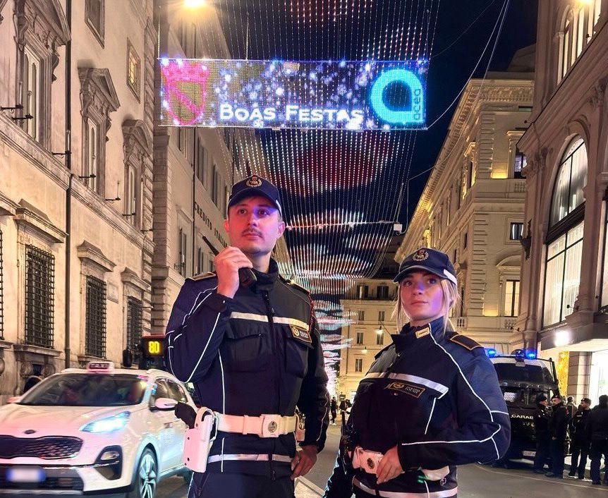 Capodanno: 2000 agenti della Polizia Locale in servizio a Roma