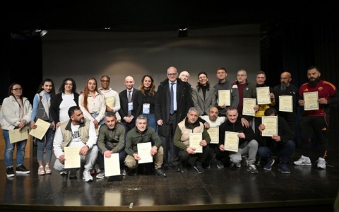 Diplomi consegnati ai detenuti di Rebibbia da Gualtieri e Pratelli