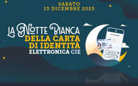 Il 13 dicembre si svolgerà la Notte Bianca della Carta d’Identità Elettronica