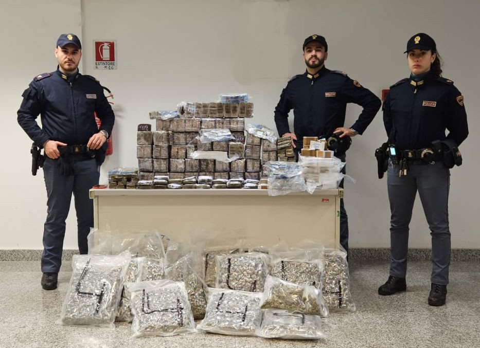 Sequestrati 115 chili di droga e arrestato un 23enne venezuelano