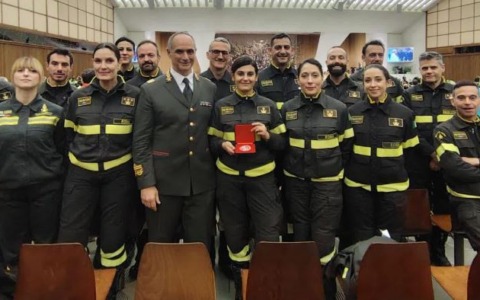 Il Papa incontra i Vigili del Fuoco