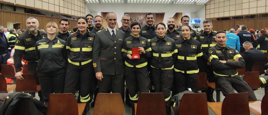 Il Papa incontra i Vigili del Fuoco