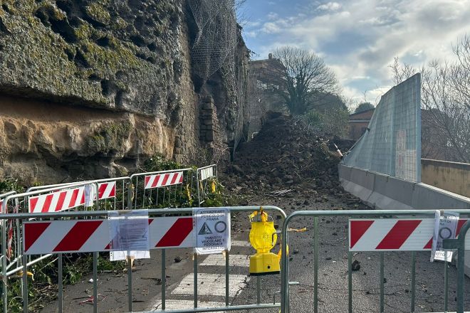Isola Farnese, interventi h24 dopo la frana: assistenza ai residenti in primo piano