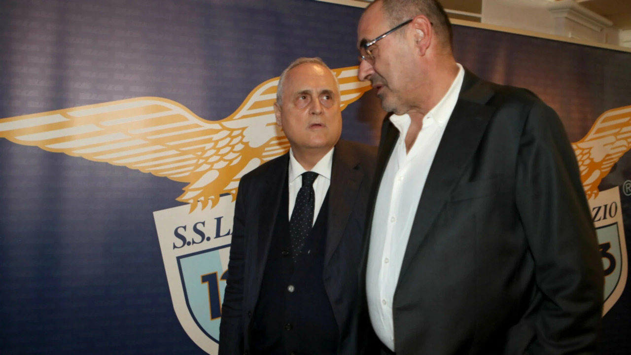 Lotito: “Nessuna frattura tra squadra e Sarri, siamo coesi”
