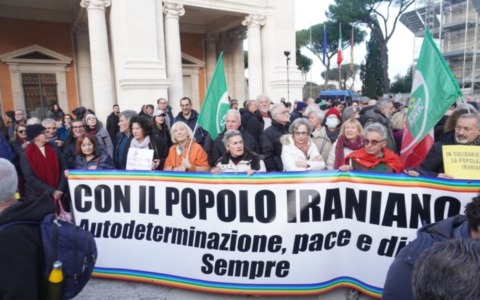 Roma si mobilita per il popolo iraniano