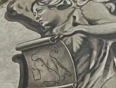 Un affresco a San Lorenzo in Lucina suscita polemiche per il volto simile alla Meloni