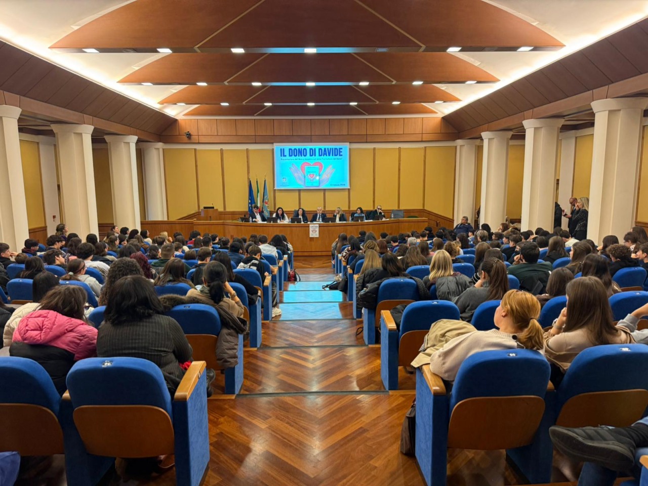 Aurigemma agli studenti: “La storia di Davide è un messaggio di vita”