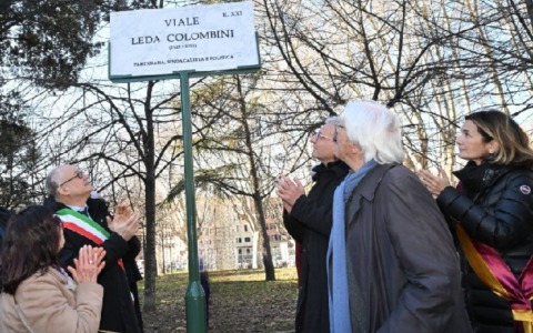 Dedica a Leda Colombini nel Parco della Resistenza