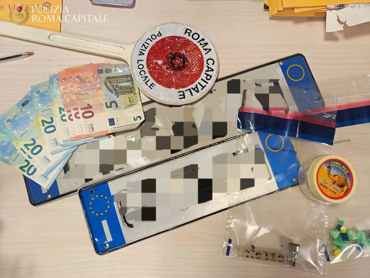 Droga e targa clonata: arrestato un 44enne davanti all’Olimpico