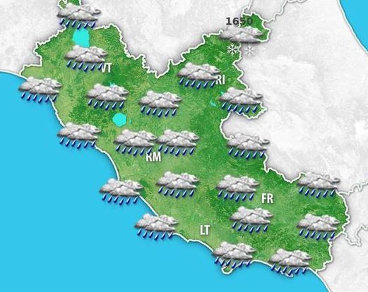 Maltempo, attivata allerta gialla per Roma