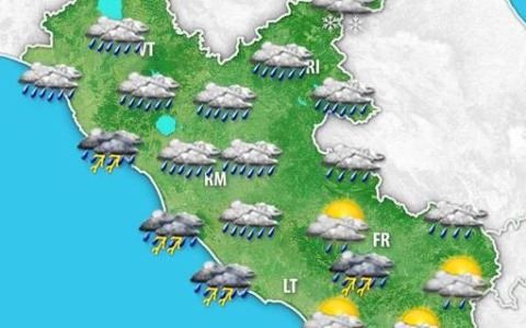 Maltempo, previste piogge e temporali nelle prossime ore