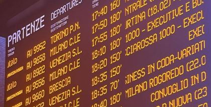 Ritardi fino a 90 minuti sui treni per atti dolosi