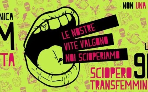 8 marzo, il corteo di “Non una di meno”. Domani sciopero generale e transfemminista