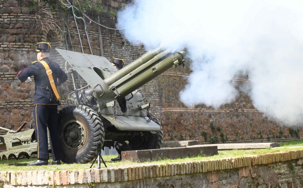 Al Gianicolo il tricolore esplode per l’Unità d’Italia
