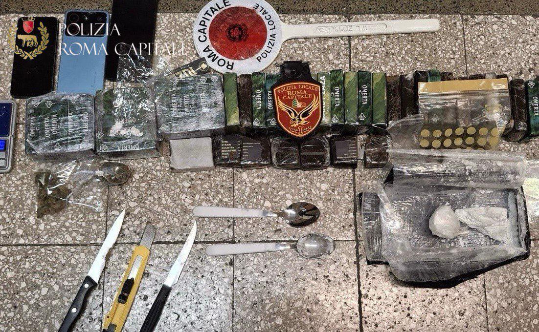 Arrestato spacciatore in campeggio, sequestrati oltre 6 kg di droga