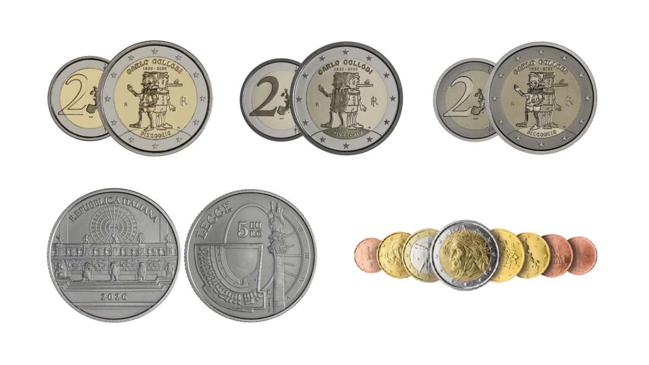 Celebrazione di Carlo Collodi: debutta la 2 euro Reverse Proof