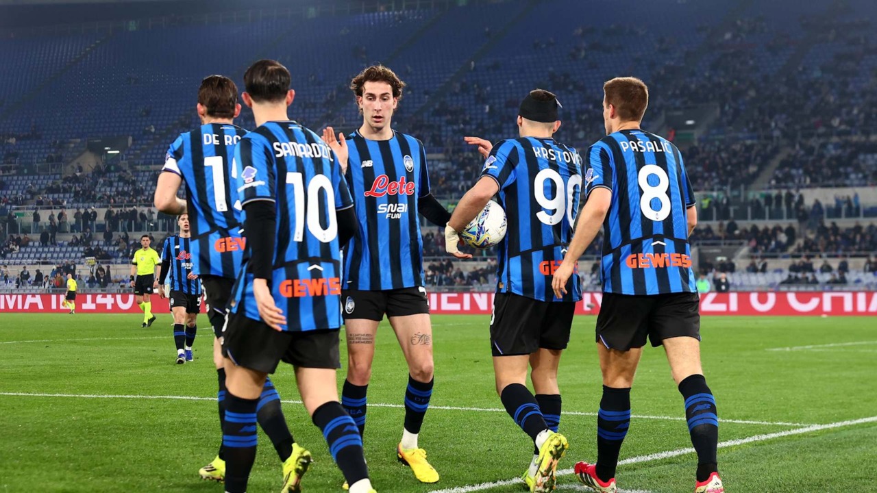 Coppa Italia: Lazio e Atalanta chiudono 2-2