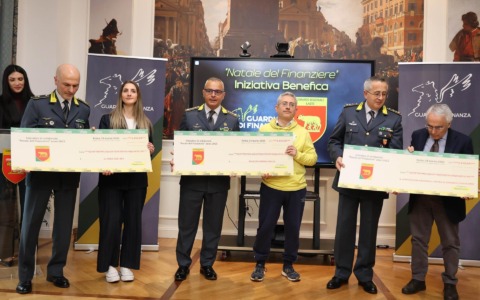 Finanzieri del Lazio organizzano raccolta benefica