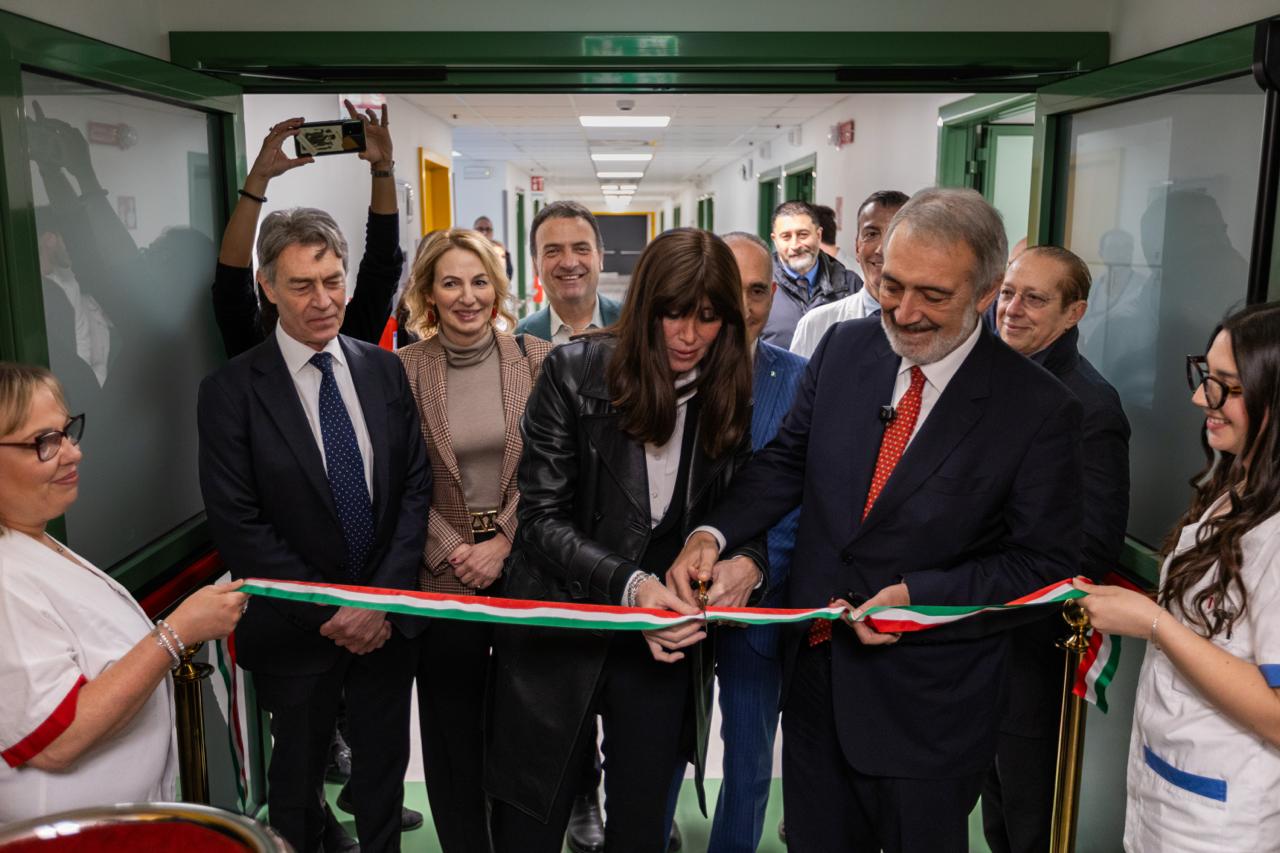 Francesco Rocca inaugura l’unità di geriatria al Policlinico Tor Vergata