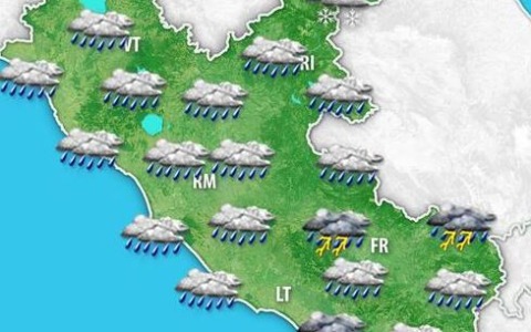 Il freddo torna nel Lazio: attese piogge, gelo e neve