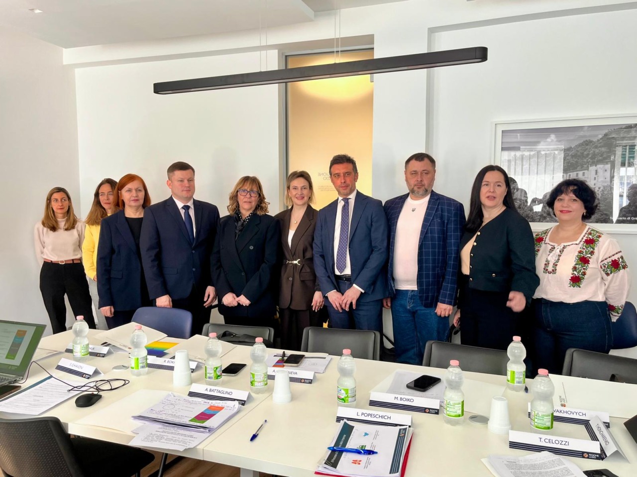 Una delegazione ucraina in visita alla Regione Lazio
