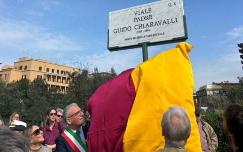 Viale intitolato a Padre Guido Chiaravalli