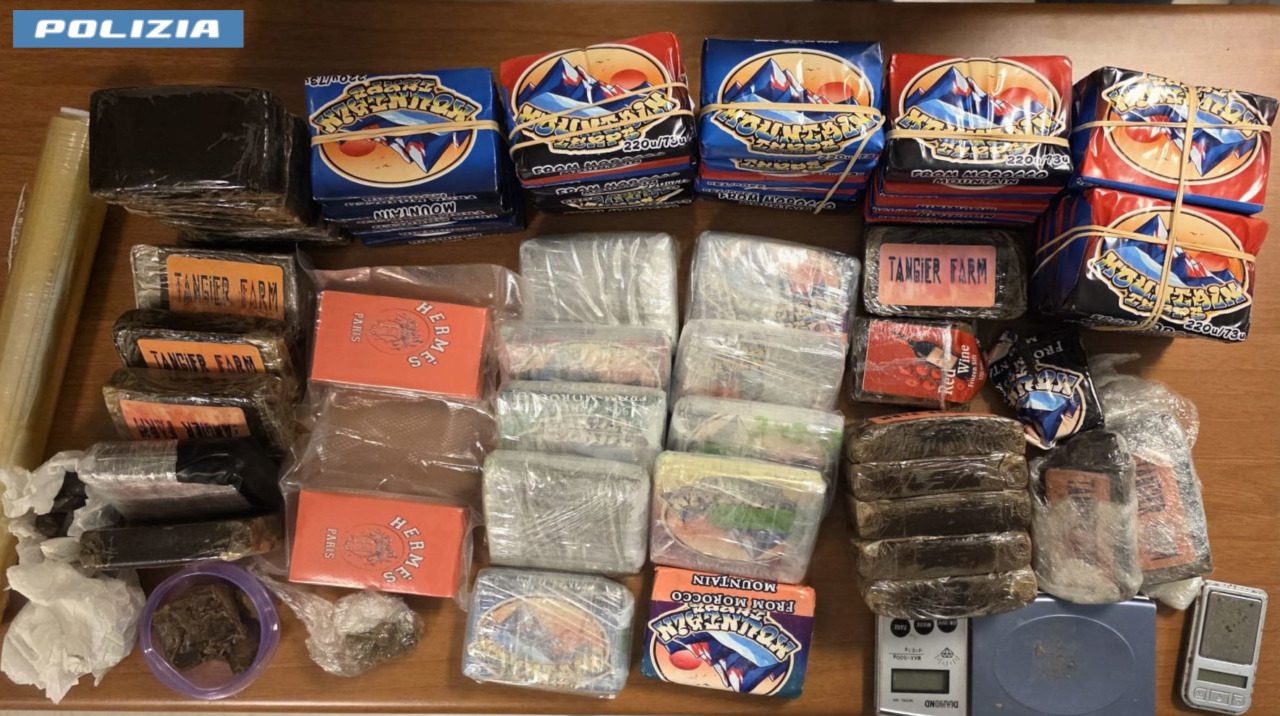 Arrestato un 34enne romano con sei chili di droga nel frigorifero