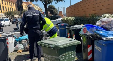 Fiumicino, intervento della Polizia Locale contro i rifiuti abbandonati