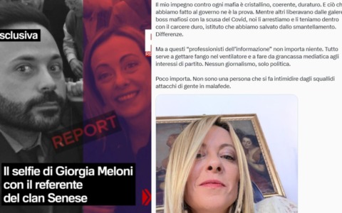 Giorgia Meloni sotto accusa per selfie con esponente del clan Senese
