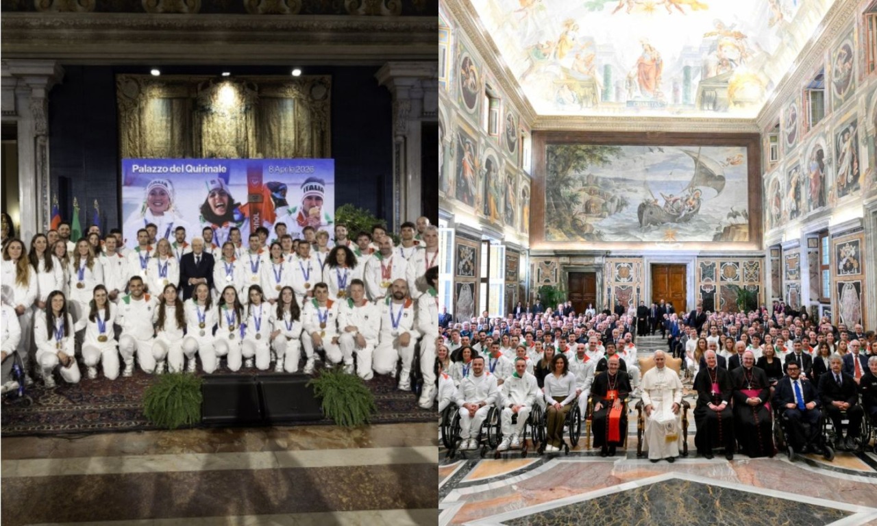 Il Presidente Mattarella e Papa Leone XIV incontrano gli atleti delle Olimpiadi e Paralimpiadi di Milano-Cortina 2026