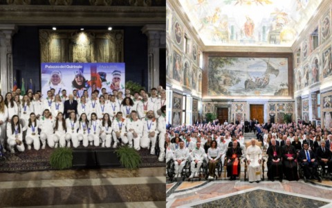 Il Presidente Mattarella e Papa Leone XIV incontrano gli atleti delle Olimpiadi e Paralimpiadi di Milano-Cortina 2026