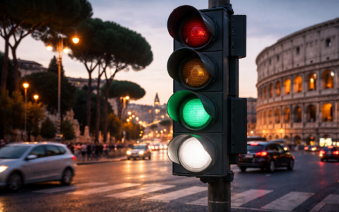 Il semaforo bianco: la nuova luce per la mobilità stradale in Italia