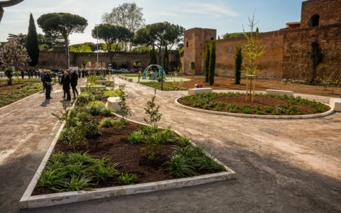 Inaugurato il parco di via Ipponio a Porta Metronia