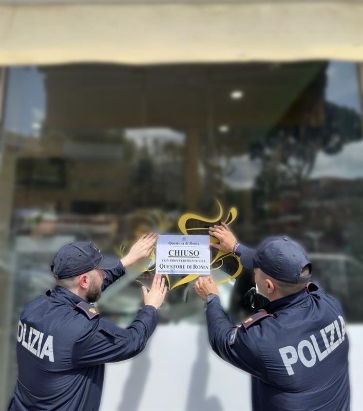 Malamovida a Roma: chiusura di due locali per 15 giorni dopo controlli delle forze dell’ordine