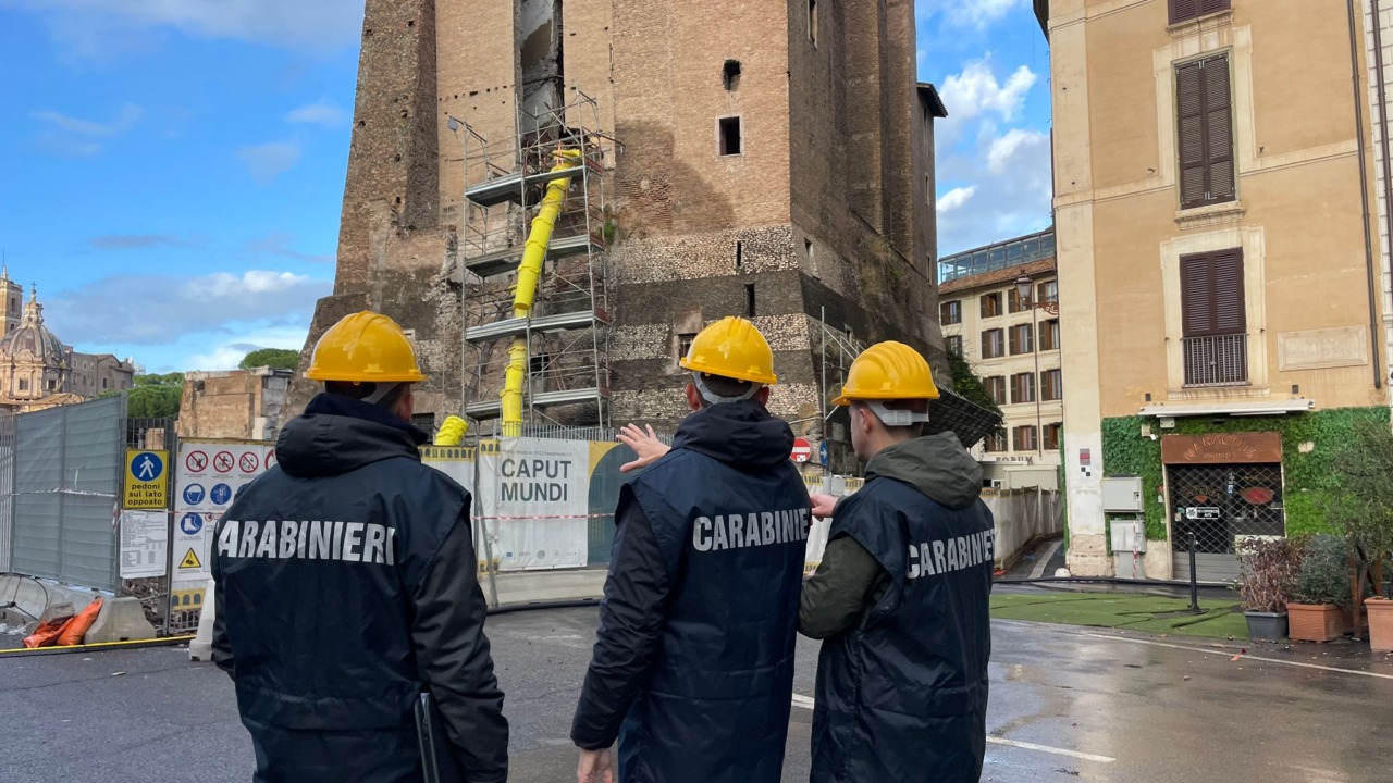Messa in sicurezza della Torre dei Conti entro aprile