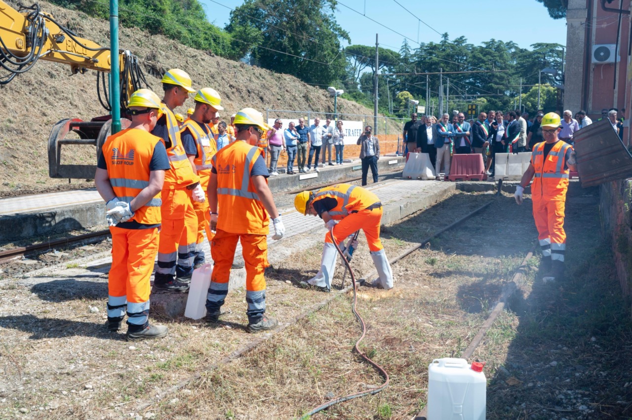 Proseguono i lavori sulla ferrovia Roma-Viterbo: bonifica bellica dopo Pasqua