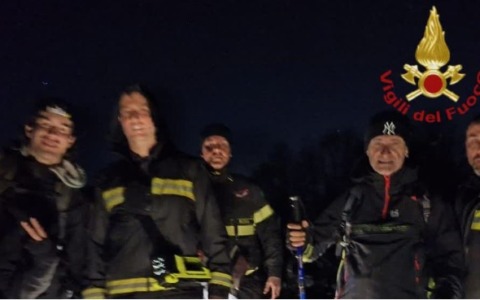 Ragazzo disperso e ferito sui monti del Semprevisa, intervento dei Vigili del Fuoco