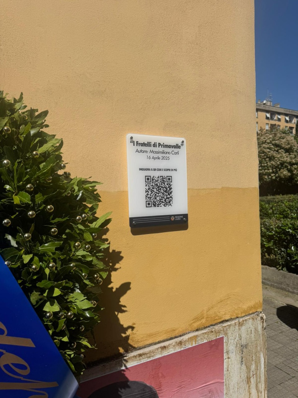 Rogo di Primavalle, inaugurati murales e targa in memoria dei fratelli Mattei