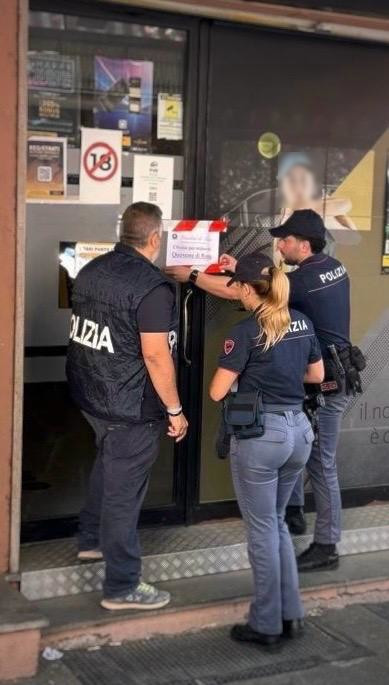 Sigilli per una sala scommesse di Tivoli dopo la presenza di minori